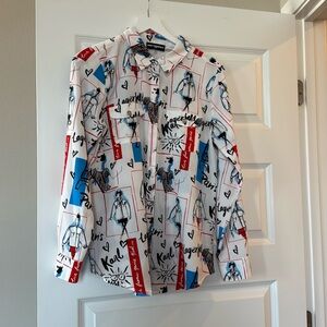 Decorative Print Karl Lagerfeld Blouse